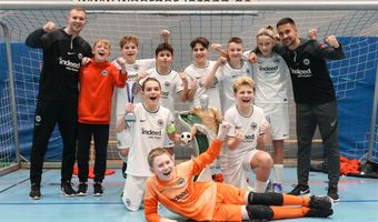 Eintracht Frankfurt gewinnt den 4. U13 Wiesmann-SHK Cup