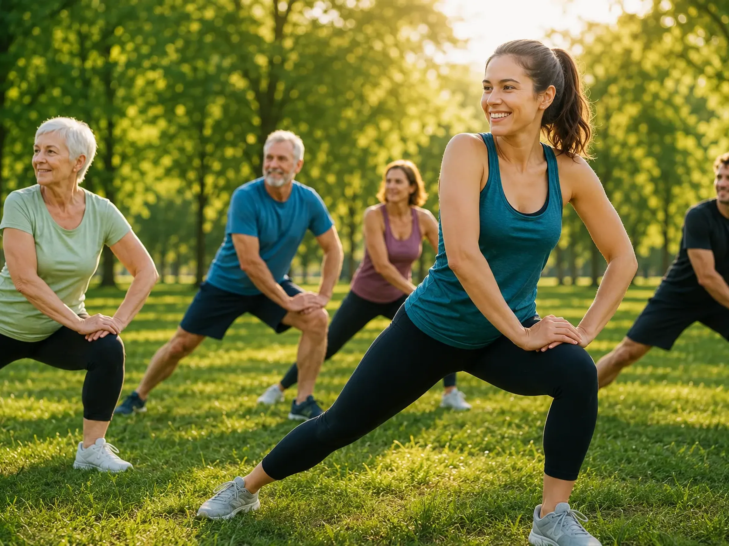 Turnen und Fitness 