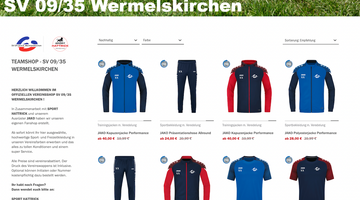 Unser JAKO-Teamshop
